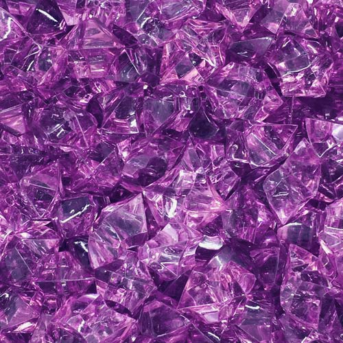 MeepleSource.com | Purple (Translucent) Acrylic Gems (Large)