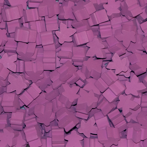 Purple Meeples (16mm)