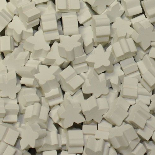 White Meeples (16mm)