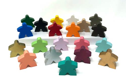 2 Meeple - Choose your color (2 inches tall)