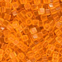 Orange (Translucent) Acrylic Cubes (8mm)