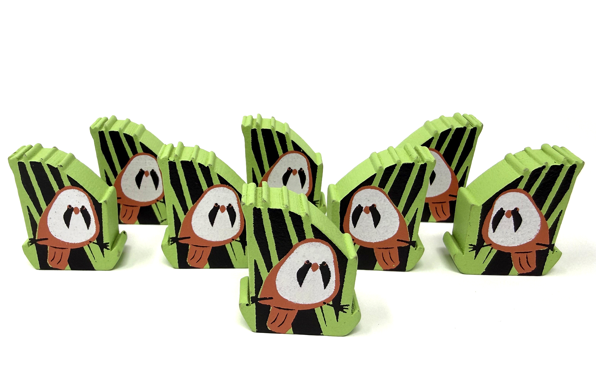 Bearded Reedling Meeples (8-pc set)