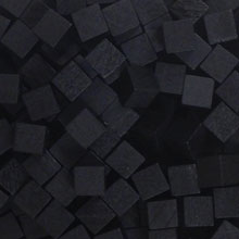 Black Wooden Cubes
