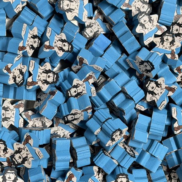 Blue Caveman (Stone Age) - Individual Character Meeple