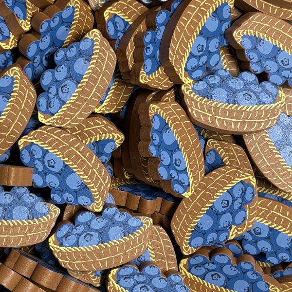 Blueberry Bits - Basket of 10 (from Woodcraft)