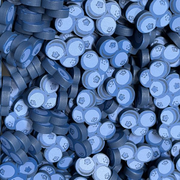 Blueberry Bits - Cluster of 3 (from Woodcraft)