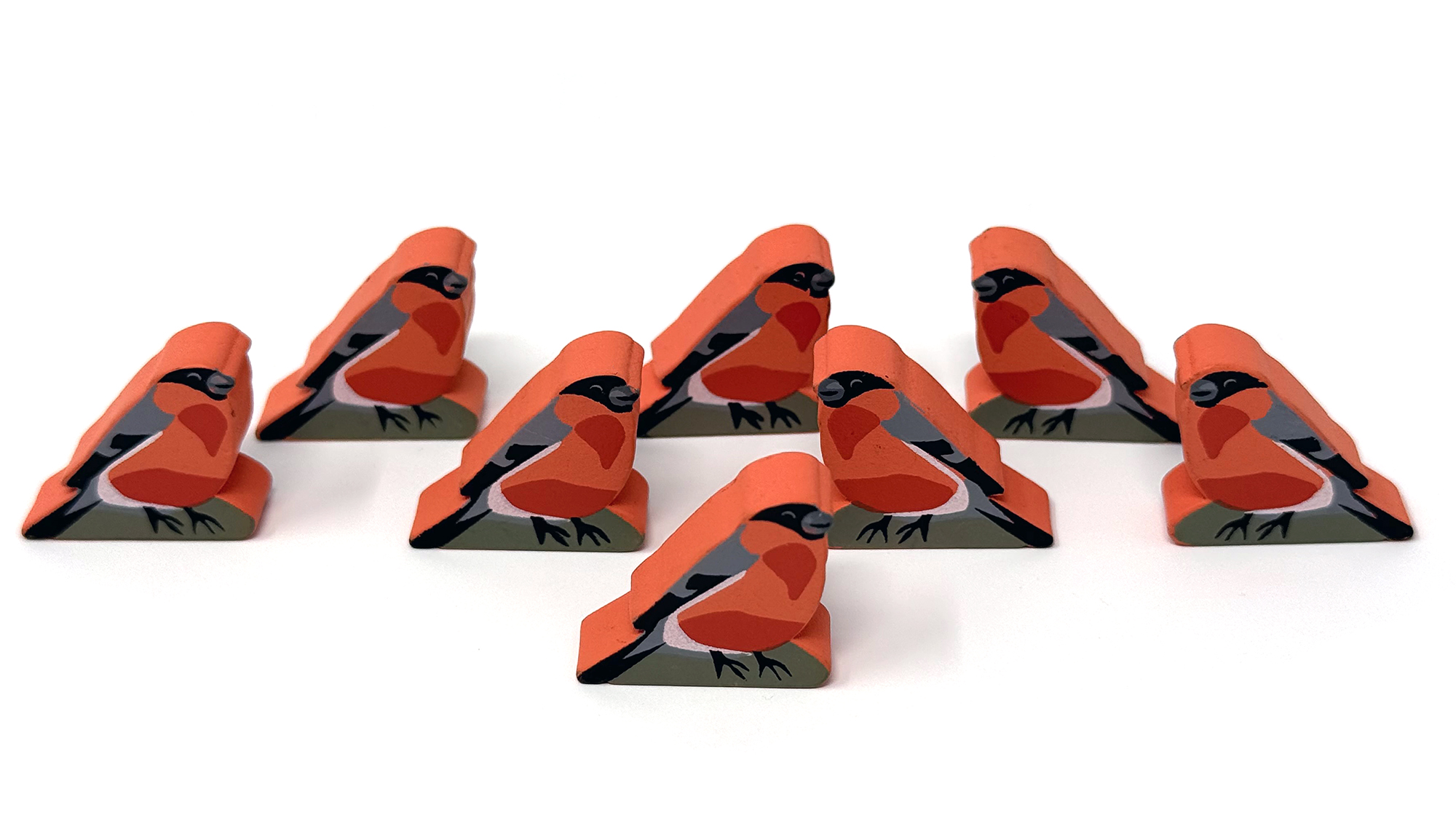 Bullfinch Meeples (8-pc set)