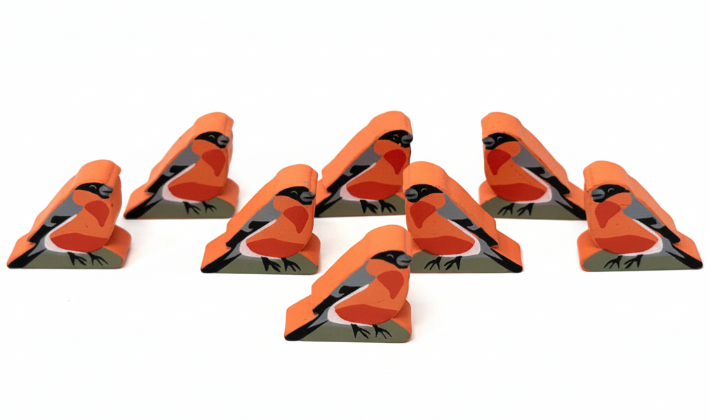 Bullfinch Meeples (8-pc set)
