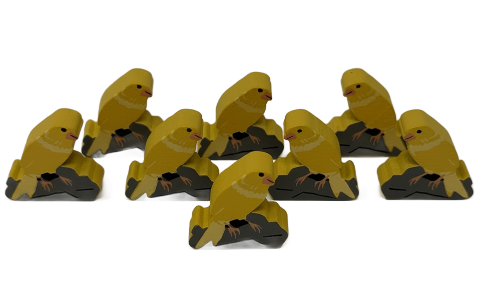 Canary Meeples (8-pc set)