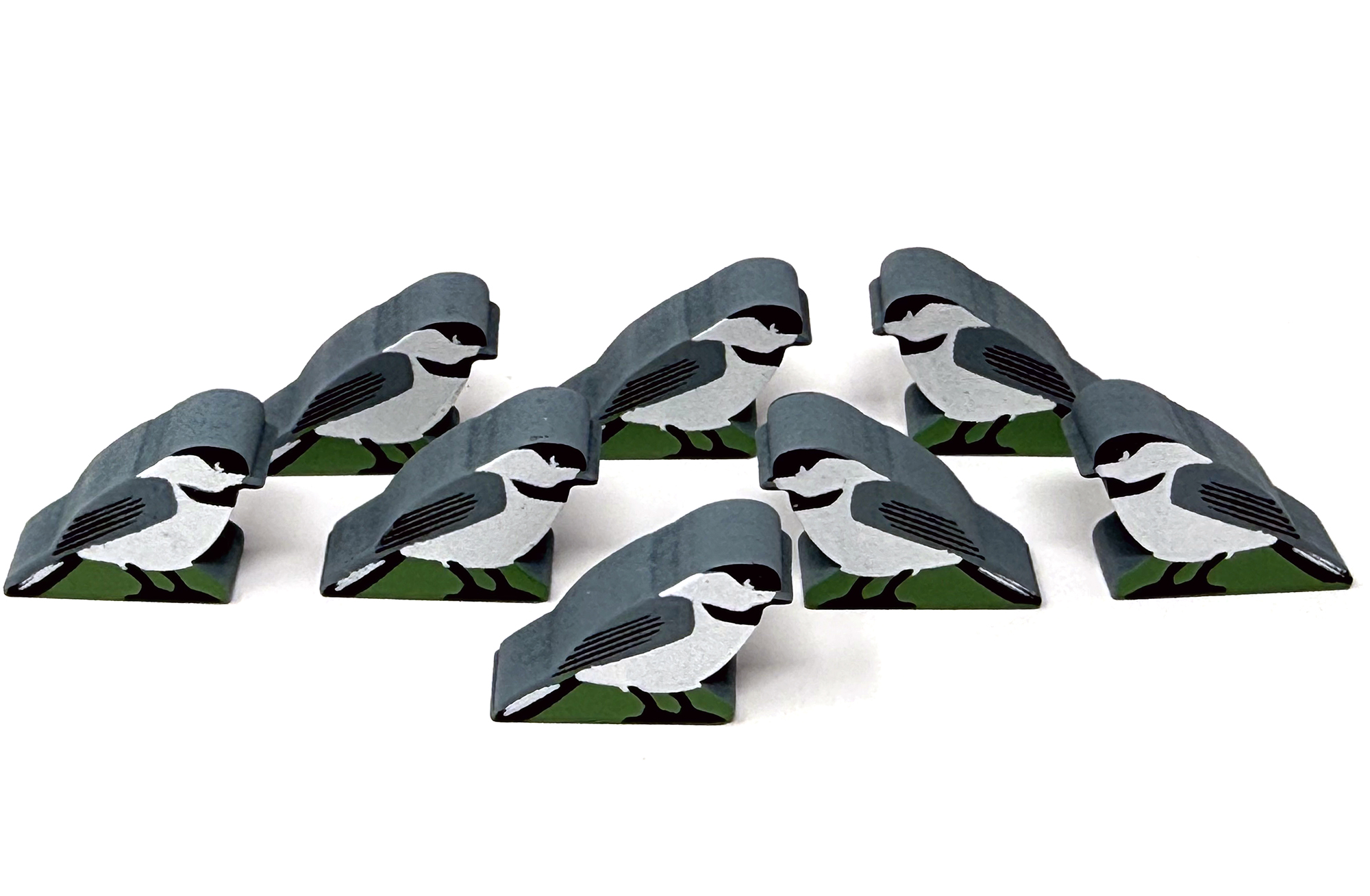 Carolina Chickadee Meeples (8-pc set)