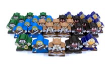 Character Meeples for Champions of Midgard (30 pcs)