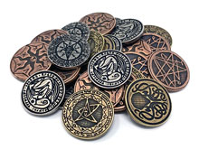 Cthulhu Metal Coins (24 pcs) - LAST FEW SETS!