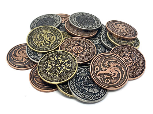 Dragon Metal Coins (24 pcs)