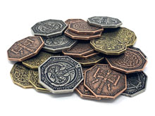 Dwarven Metal Coins (24 pcs) - LAST FEW SETS!