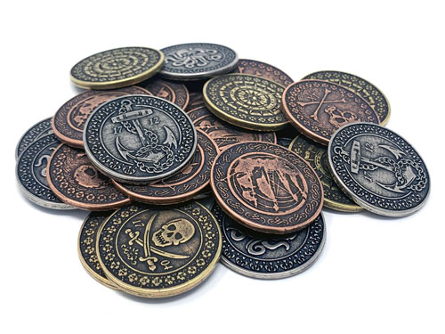 Pirate Metal Coins (24 pcs)