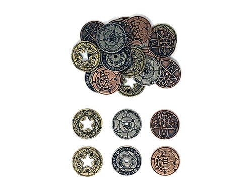 MeepleSource.com | Wizard Metal Coins (24 pcs) - LAST SET!