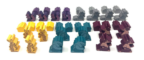 40-piece Animeeples and Cottages for Creature Comforts - READ NOTE