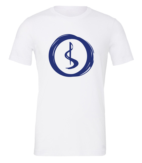 Charterstone: Blue Charter (White T-Shirt with Blue Logo)