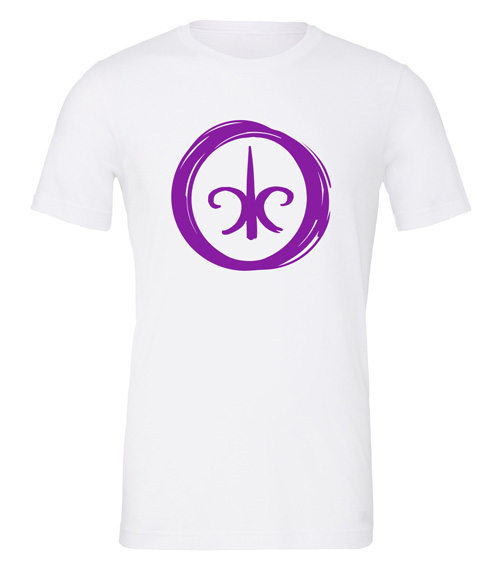 Charterstone: Purple Charter (White T-Shirt with Purple Logo)