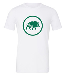 Scythe: Clan Albion (White T-Shirt with Green Logo)