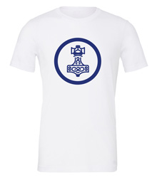 Scythe: Nordic Kingdoms (White T-Shirt with Blue Logo)