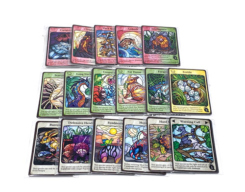 Evolution: Alternate Art Promo Bundle (North Star Games) - all 17 promo packs, 129 total cards
