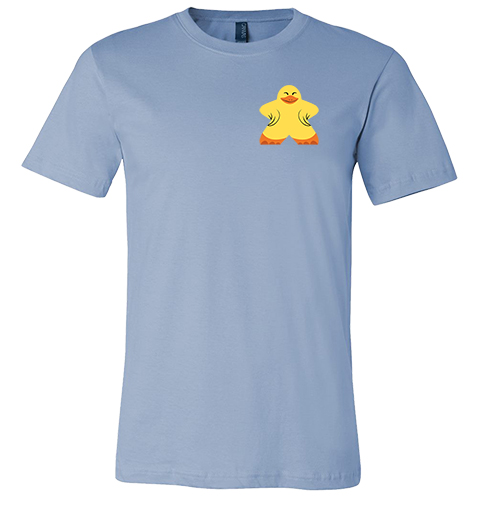 Full-Color Meeple T-Shirt (Animal Series) - Duck