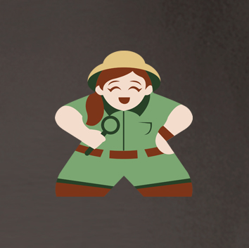 Full-Color Meeple Hoodie (Character Series) - Explorer