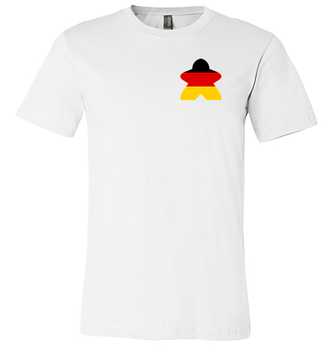 Full-Color Meeple T-Shirt (Flag Series) - Germany