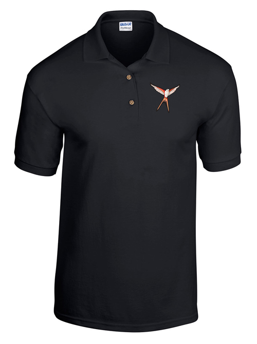 Full-Color Wingspan Polo Shirt - Scissor-Tailed Flycatcher (MANY COLOR CHOICES!)
