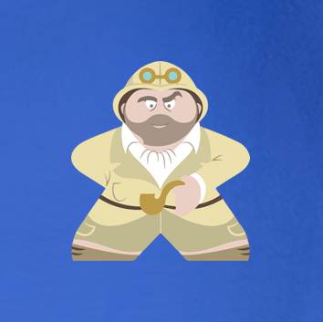 Full-Color Meeple Hoodie (Character Series) â€“ Professor Elemental