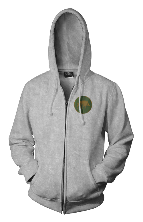 Full-Color Scythe Faction Zippered Hoodie (Small Logo) - Clan Albion