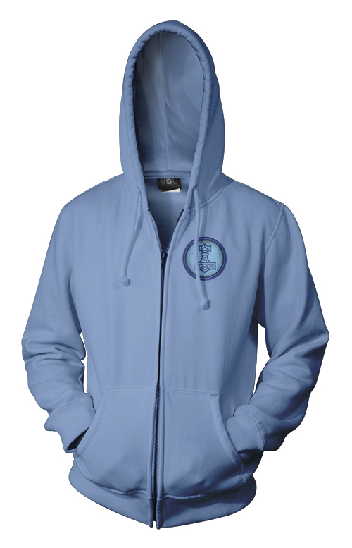 Full-Color Scythe Faction Zippered Hoodie (Small Logo) - Nordic Kingdoms