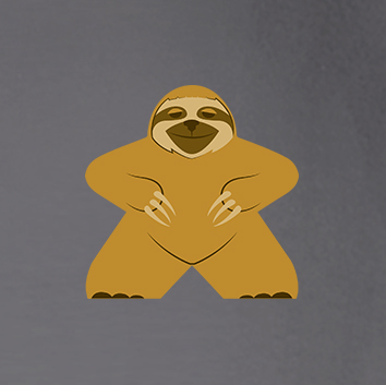 Full-Color Meeple Hoodie (Animal Series) - Sloth