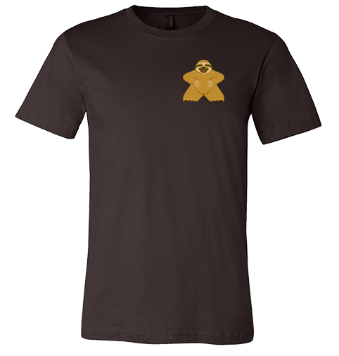Full-Color Meeple T-Shirt (Animal Series) - Sloth