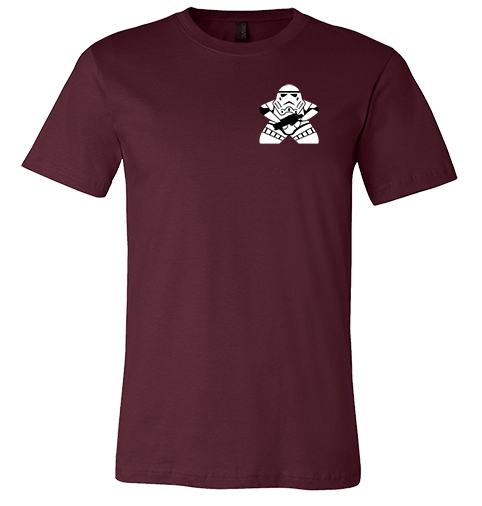 Full-Color Meeple T-Shirt (Heroes & Villains Series) â€“ Space Trooper