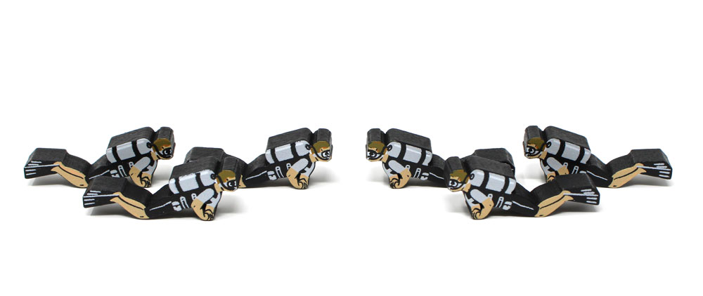 Finspan Black Diver Pack (6 pcs)