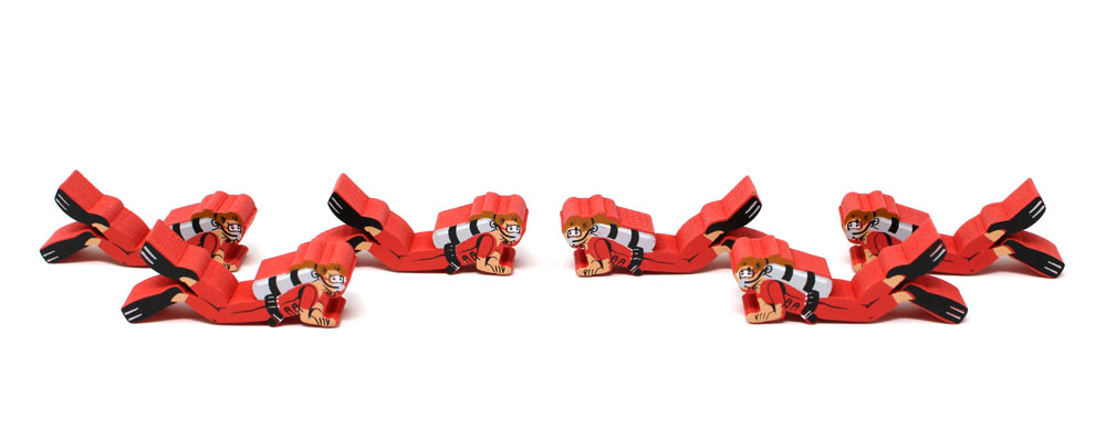 Finspan Red Diver Pack (6 pcs)