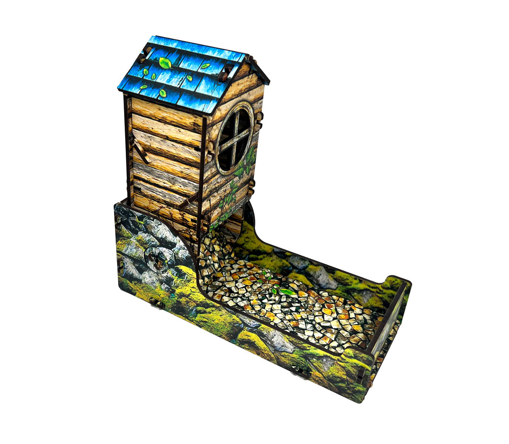 Wooden Wingspan Dice Tower Kit (Forest Hideaway)