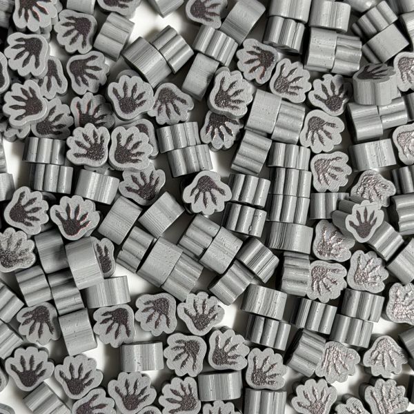 Small Grey Pawprint Bits (from Maple Valley)