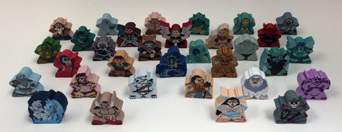 Tiny Epic Kingdoms - Heroes Call Expansion - Character Meeples