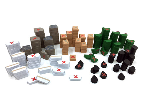 220-Piece Set of Small 2-Sided Resources for Indonesia