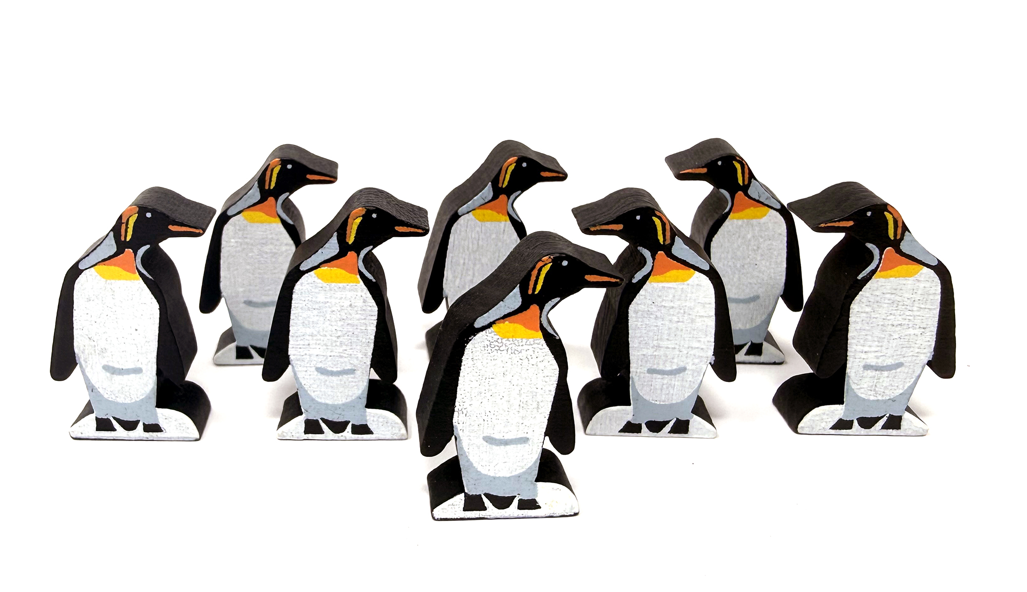 King Penguin Meeples (8-pc set)