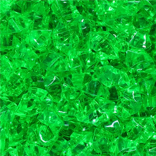 Green (Translucent) Acrylic Gems (Large)