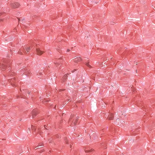 Pink (Translucent) Acrylic Gems (Large)