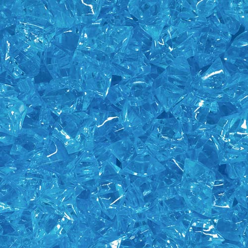 Sky Blue (Translucent) Acrylic Gems (Large)