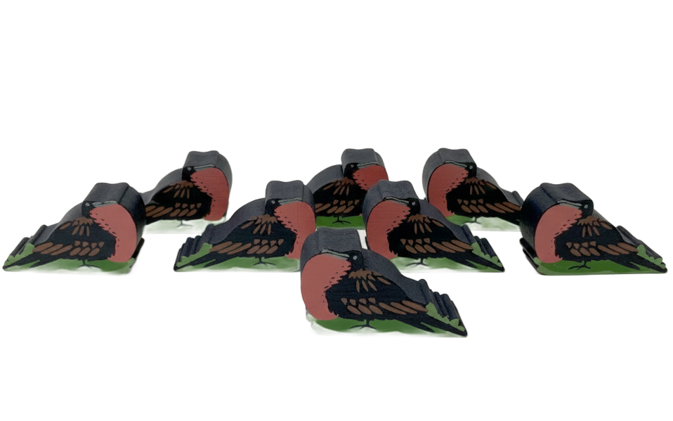 Magnificent Frigatebird Meeples (8-pc set)