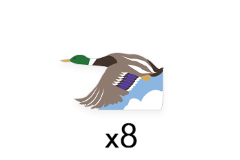 PRE-ORDER: Mallard Duck Meeples (8-pc set)