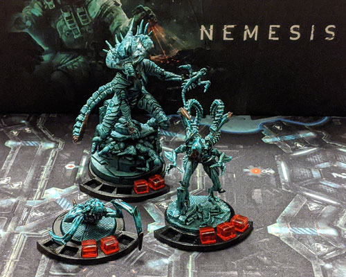 3D Printed Intruder Bases for Nemesis (set of 14)