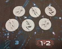3D Printed Dead Body Tokens for Nemesis (set of 6)